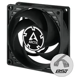 Корпусний вентилятор 80 мм Arctic P8 Slim PWM PST ACFAN00295A Black - мініатюра 2