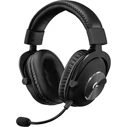 Комп'ютерна гарнітура Logitech G PRO X Wireless Lightspeed Black (981-000907)
