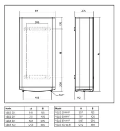 Водонагрівач Ariston Velis Pro 50 EU (3626135) - мініатюра 5