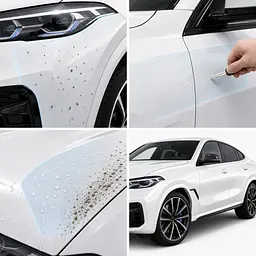 Антигравійна захисна бронеплівка за лекалами для BMW X6 G06 facelift 2023- повний кузов - мініатюра 3