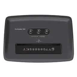 Знищувач документів HP Pro Shredder 10MC, A4, 80g х 10 листів, 2*15, 20 л., P-5 - мініатюра 8