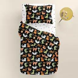 Дитяча постільна білизна в ліжечко CATS CS9, чорний (CatsColorBlack_DeltaColorV2_140) - мініатюра 2