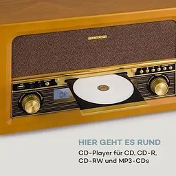 Акустична ретро стереосистема Auna Belle Epoque Retro Stereo (10040054) - мініатюра 4