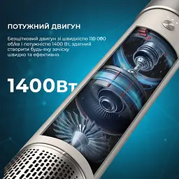 Стайлер CECOTEC Bamba CeramicCare 8in1 AirGlam Champagne - мініатюра 3