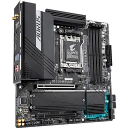 Материнская плата Gigabyte B650M AORUS ELITE AX (B650M AORUS ELITE AX) (Socket AM5, AMD B650, Micro-ATX) Б/у - миниатюра 3