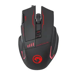 Мишка Marvo G909L USB з ігровою поверхнею G1 Black (G909L+G1) - мініатюра 3