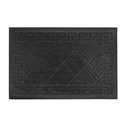Килимок придверний Eco Fabric Смужки з кромкою чорний 40 х 60 см (4060-111) - мініатюра 2