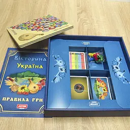 Настільна гра "Вікторина Україна" 0994 розвиваюча гра - мініатюра 3
