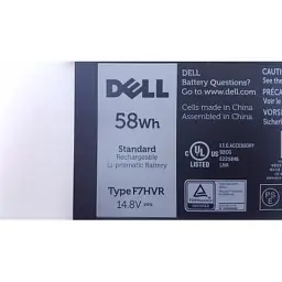 Акумулятор до ноутбука Dell Inspiron 15-7537 F7HVR, 58Wh (3800mAh), 4cell, 14.8V, Li-ion (A47207) - мініатюра 3