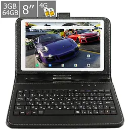 Планшет-телефон Hoozo MT PRO Pad 8 LTE 3/64 Silver + Чохол-клавіатура - мініатюра 2
