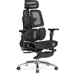 Кресло Mealux S3 Air Plus Black (арт. HF-S3 M/B)
