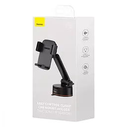 Автомобільний тримач холдер Baseus Easy Control Clamp Car Mount Holder Pro SUYK020001 Black - мініатюра 5
