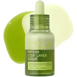 Успокаивающая сыворотка VT Cosmetics Matcha Cica Layer Serum с зеленым чаем и центелой 30 мл - миниатюра 2