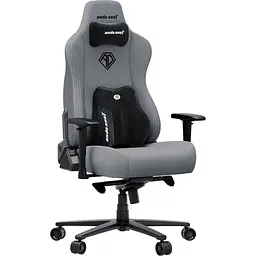 Крісло для геймерів Anda Seat Novis Plus Size XL Fabric Grey (AD23YC-XL-01-G-F-G04) - мініатюра 2