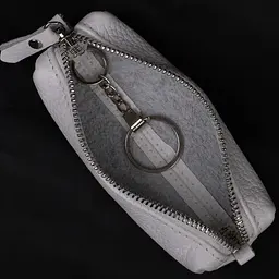 Чудова шкіряна ключниця Grande Pelle 11671 білий - мініатюра 5