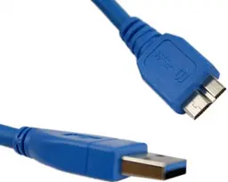 Кабель USB 3.0 AM - microUSB (5P), 1.8 м, синій, Atcom (12826)
