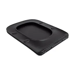 Унітаз підвісний Qtap Tern New Ultra Quiet безобідковий з сидінням Soft-close Black matt QT17332303ASMB, Чорний матовий - мініатюра 7