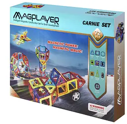 Конструктор магнітний Magplayer, 72 елементів (MPA-72) - мініатюра 2