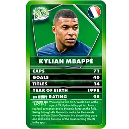 Настільна гра Winning Moves World Football Stars Top Trumps UK зелений - мініатюра 5