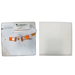 Панель LED (без рамок) унів.(рухомі кліпси) LU-SQ-UNIPROF-26W6000Kквадр(d170-170мм)(40/ящ) TMLUMANO - мініатюра 2