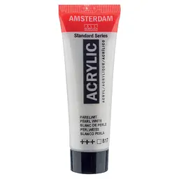 Фарба акрилова AMSTERDAM (817) Біла перламутрова 20 мл Royal Talens - мініатюра 2