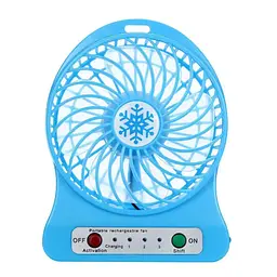 Міні вентилятор mini fan з акумулятором - мініатюра 5