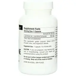 L-карнітин фумарат Source Naturals 250 мг 120 капсул - мініатюра 2