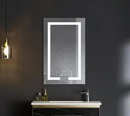 Дзеркало Mixxus Hard MR07-50x80 (LED Touch, антизапотівання, димер, регулювання яскравості) MX9992 - мініатюра 8