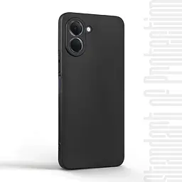 Чехол-накладка для смартфона TECNO Spark Go 3 4G (KN3) противоударный, силиконовый, термополиуретановый (ТПУ), с защитой камеры и корпуса, черный, защита всего корпуса, ArmorStandart (ARM91026) - мініатюра 2