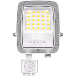 Світлодіодний прожектор Videx F5 20W з датчиком руху і освітленості White (VL-F5-020CW-S) [174694]