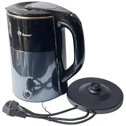 Електрочайник Domotec MS-5029 2 л 2000 Вт Чорний/Синій - мініатюра 4