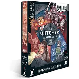 Настільна гра Geekach Games Unmatched: The Witcher. Занепад світів (Realms Fall) (укр.) (GKCH0250)