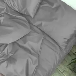Простирадло на резинці MirSon Satin Light Pro 10-004 Gray 150x200 см (2200010170641)
