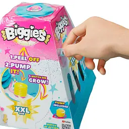 Ігровий набір Синій Пісик Biggies BIG001-UD надувна іграшка, насос 45 см - мініатюра 4