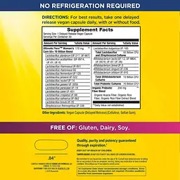 Пробіотики для жінок 50+ 70 млрд КОЕ Renew Life Ultimate Flora Women's 50+ Probiotic 30 капсул - мініатюра 2