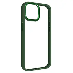 Чехол для Apple iPhone 15, UNIT2, зеленый, ударопрочный, прозрачный противоударный чехол-накладка из TPU и поликарбоната (PC), с защитными бортиками, защита всего корпуса от ударов и царапин, ArmorStandart (ARM69968)