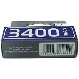 Літій-іонний акумулятор із захистом Rablex 18650 3400 mAh (Li-ion) 3.7 V - мініатюра 3