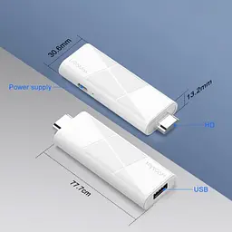 Смарт ТВ приставка стік H96 Max RK3518 2/16 Гб Android TV 14 Smart Box Stick - мініатюра 7