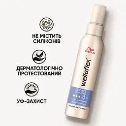 Спрей Wellaflex 2 Days Volume 4 для укладки феном 150 мл - мініатюра 3