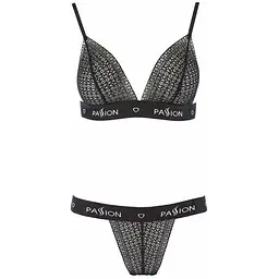 Комплект білизни Passion Exclusive Glamiss SET Black XXL/XXXL - мініатюра 3