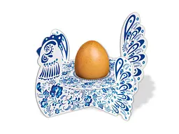 Декоративна підставка Easters 1 №1.1 "Півник-гжель"