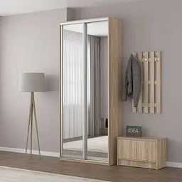 Шафа-купе Idea серія 9 90 x 60 x 210 см Дуб сонома Дзеркало