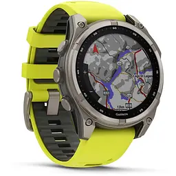 Смарт-годинник Garmin Fenix 8 47 мм Solar Сапфір Графіт/Титан з силіконовим ремінцем QuickFit 22 мм - мініатюра 2