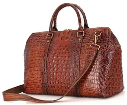 Сумка дорожня 14397 Vintage коричнева - мініатюра 7