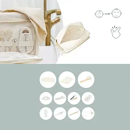 Набір для догляду за дитиною в косметичці Babymoov Curl White (A032009) - мініатюра 6