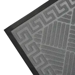 Килимок придверний Eco Fabric Смужки з кромкою сірий 40 х 60 см (4060-112) - мініатюра 5