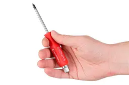 Викрутка ударна хрестоподібна хрестова Intertool PH1 х 75 мм HT-0486 - мініатюра 3