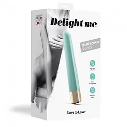Мощный минивибратор с мягким кончиком Love To Love Delight Me Menthe, 12х2 см. (мятный) - миниатюра 5