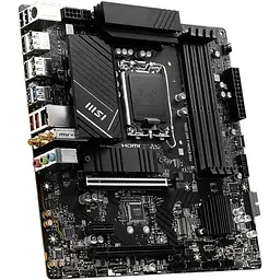 Материнська плата MSI PRO B760M-A WIFI DDR4 s1700 B760 4xDDR4 M.2 HDMI DP WiFi BT mATX - мініатюра 2