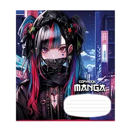 Зошит Школярик Manga style 18 аркушів лінія (018-3323L), в асортименті